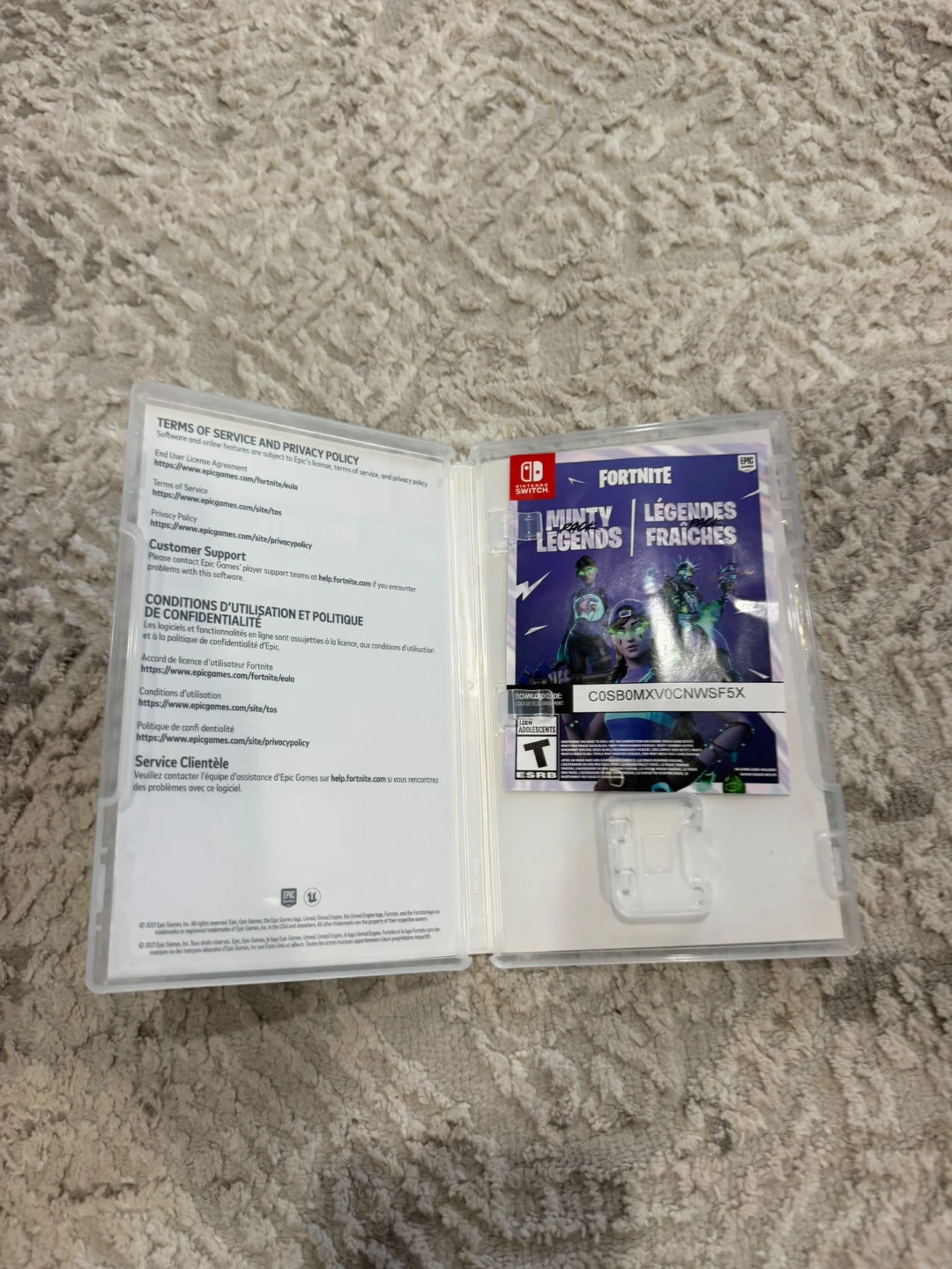 Bluey The Video Game and Fortnite Minty Legends Box - photo 3