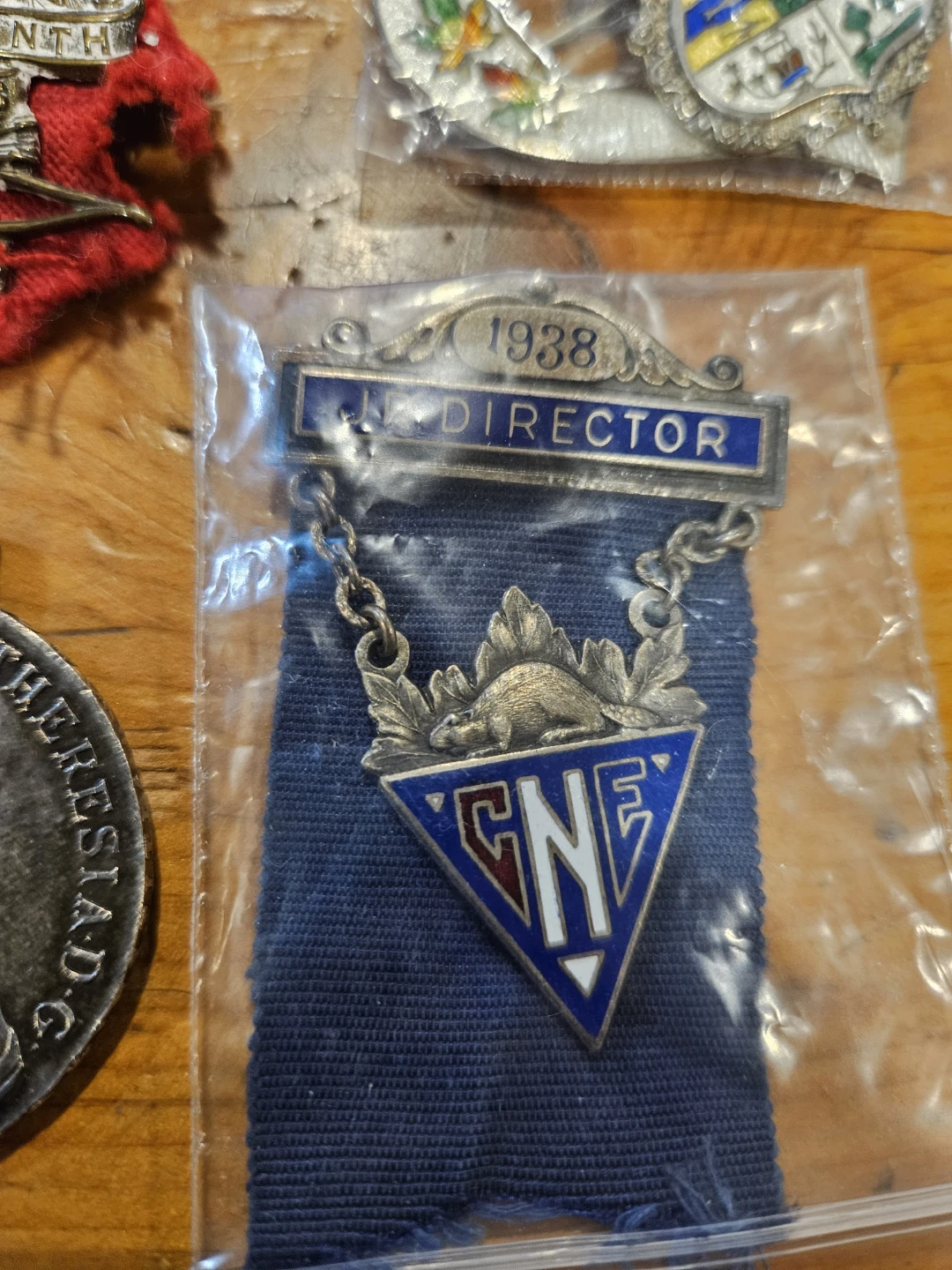 1938 Jr Director Badge with CNE Emblem