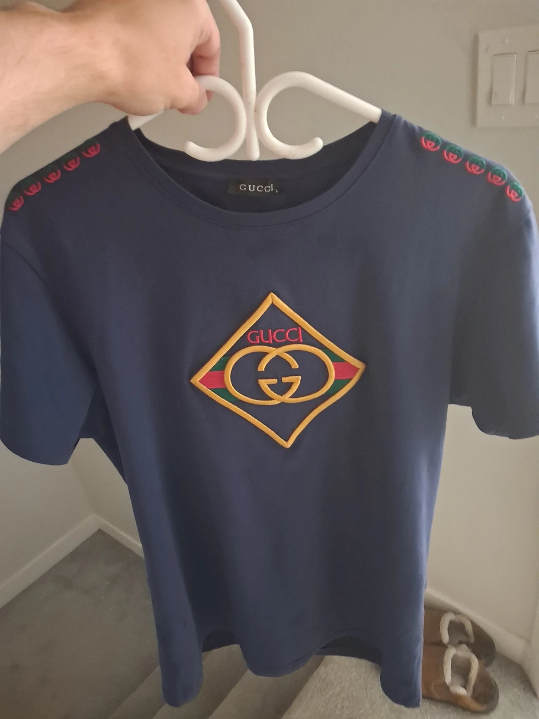 Navy Blue Gucci T-Shirt - photo 2