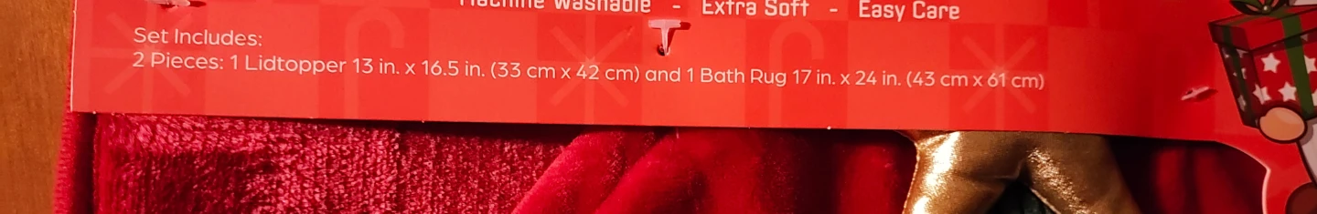 Christmas bath rug  set 2 piece - photo 2