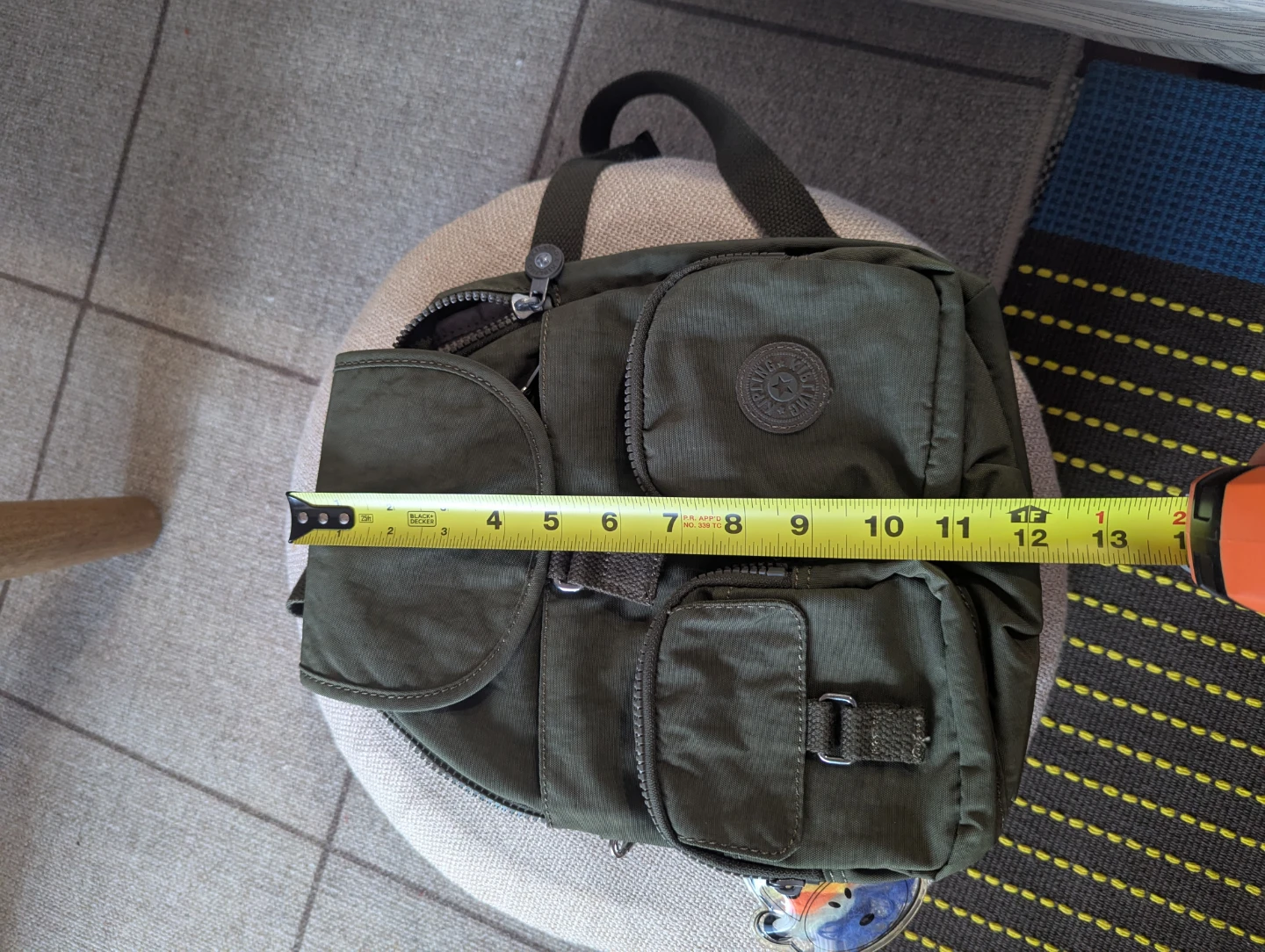 Kipling Green Nylon Mini Backpack - photo 4