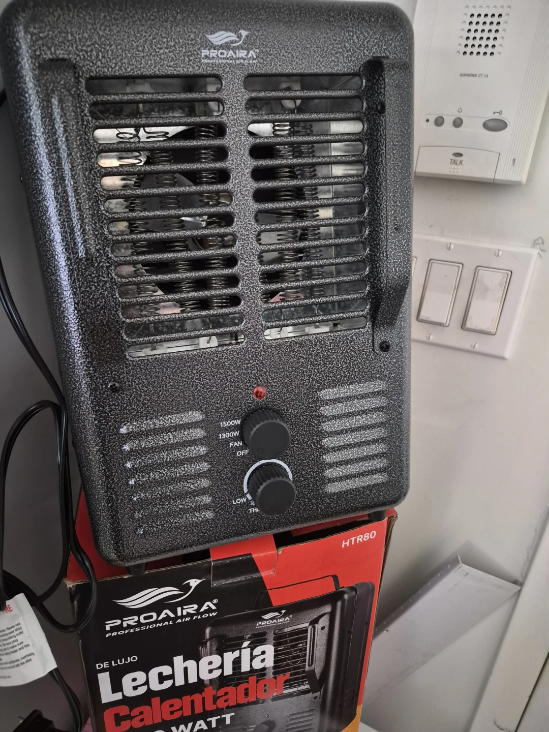 Lecheria Calentador 1500 watt heater like new