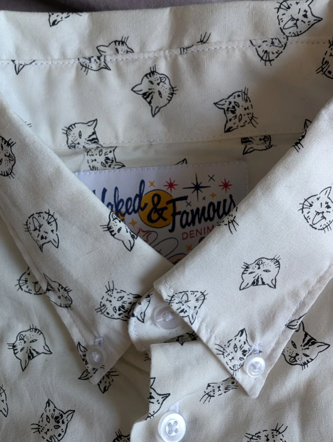 Naked & Famous Short Sleeve Shirt – Men's Medium - photo 3