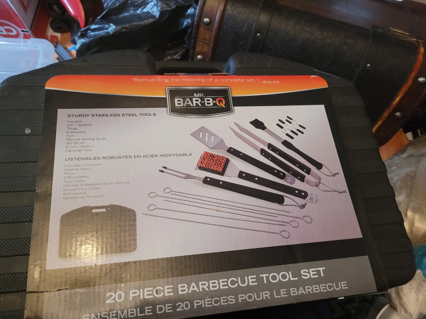 Mr. Bar-B-Q 20 Piece Stainless Steel Barbecue Tool Set with Case