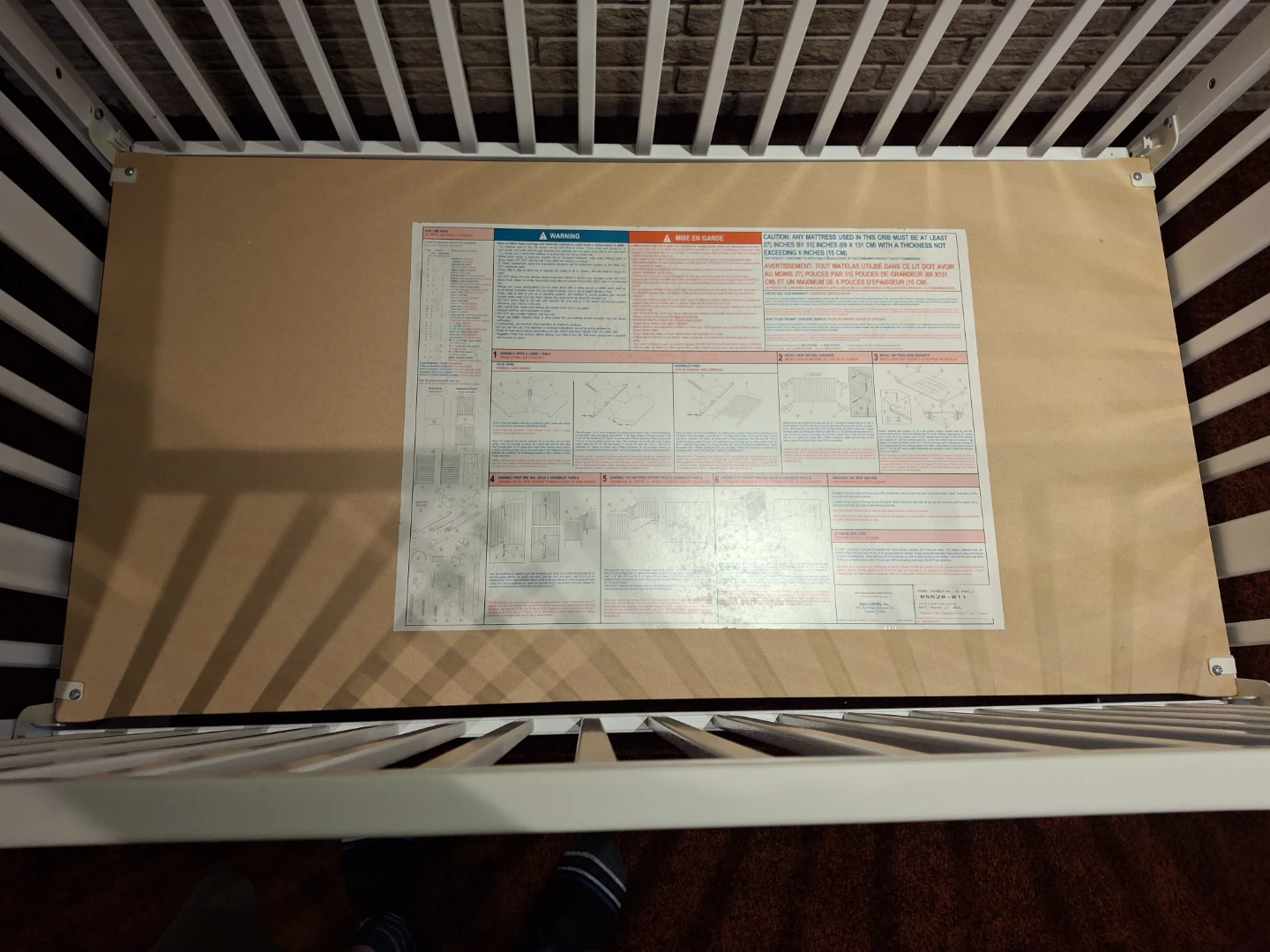 White Baby Crib - photo 2