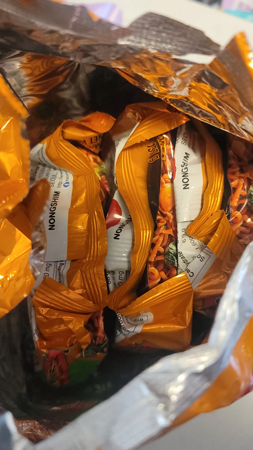 Nongshim Shin Ramyun Kimchi Stir Fry Noodles (3 packs left) - photo 2