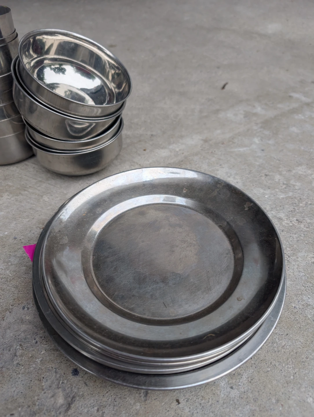 Stainless Steel Dinnerware Set - Plates, Bowls & glass 50 pieces - photo 3