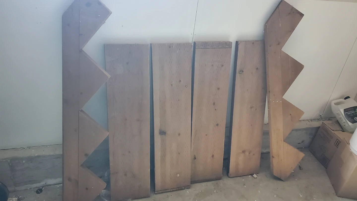 Wooden Stair Stringers and Treads