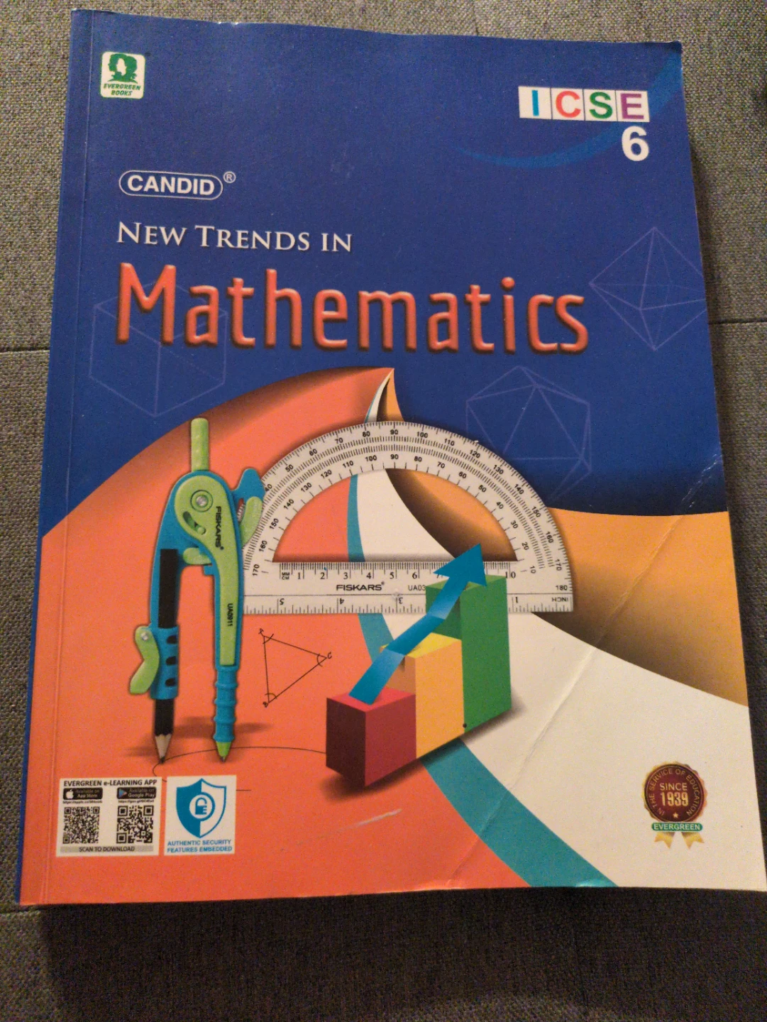 Candid New Trends in Mathematics ICSE Class 6 Book