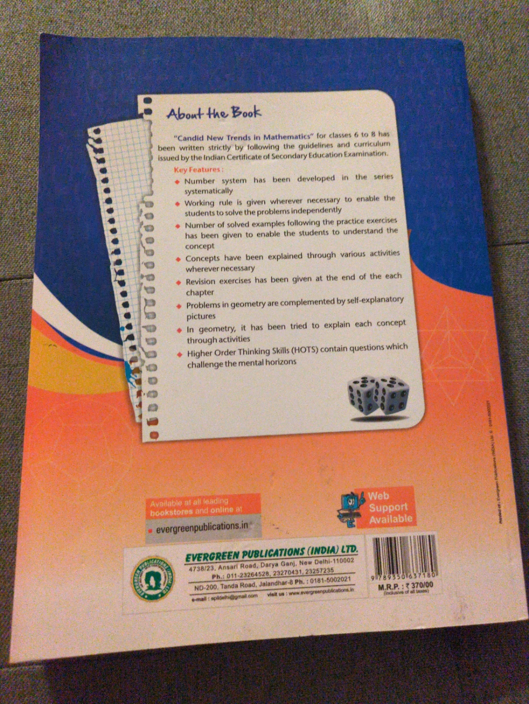 Candid New Trends in Mathematics ICSE Class 6 Book - photo 2