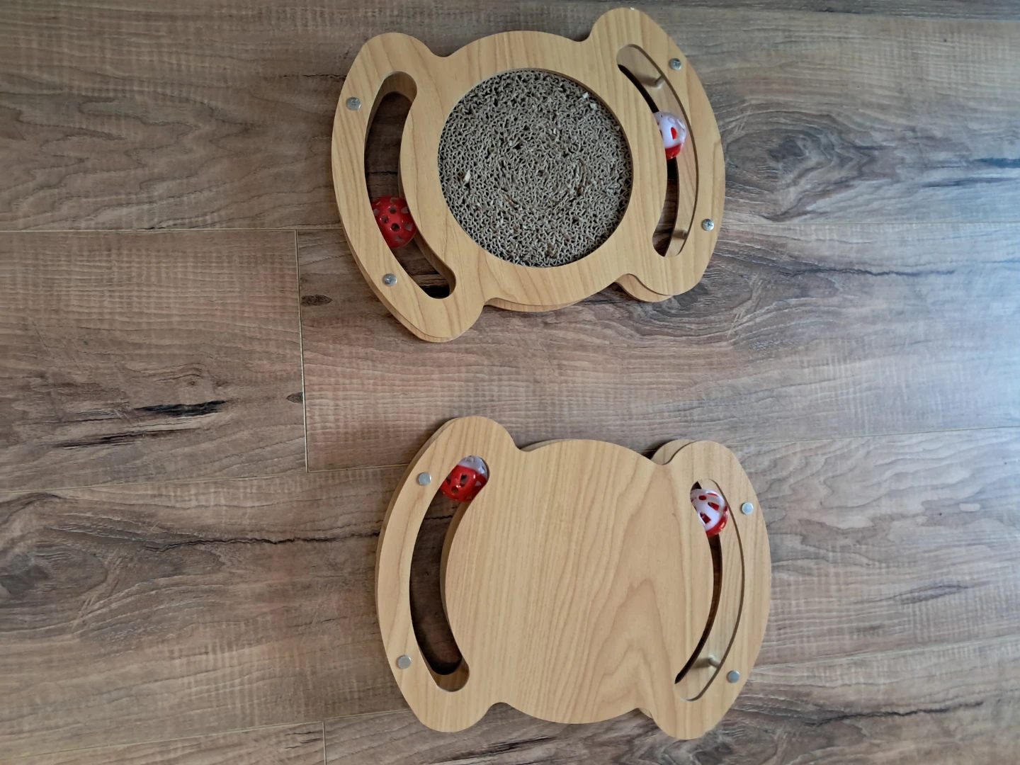 Cat Scratcher Toy with Balls - Set of 2 - photo 2
