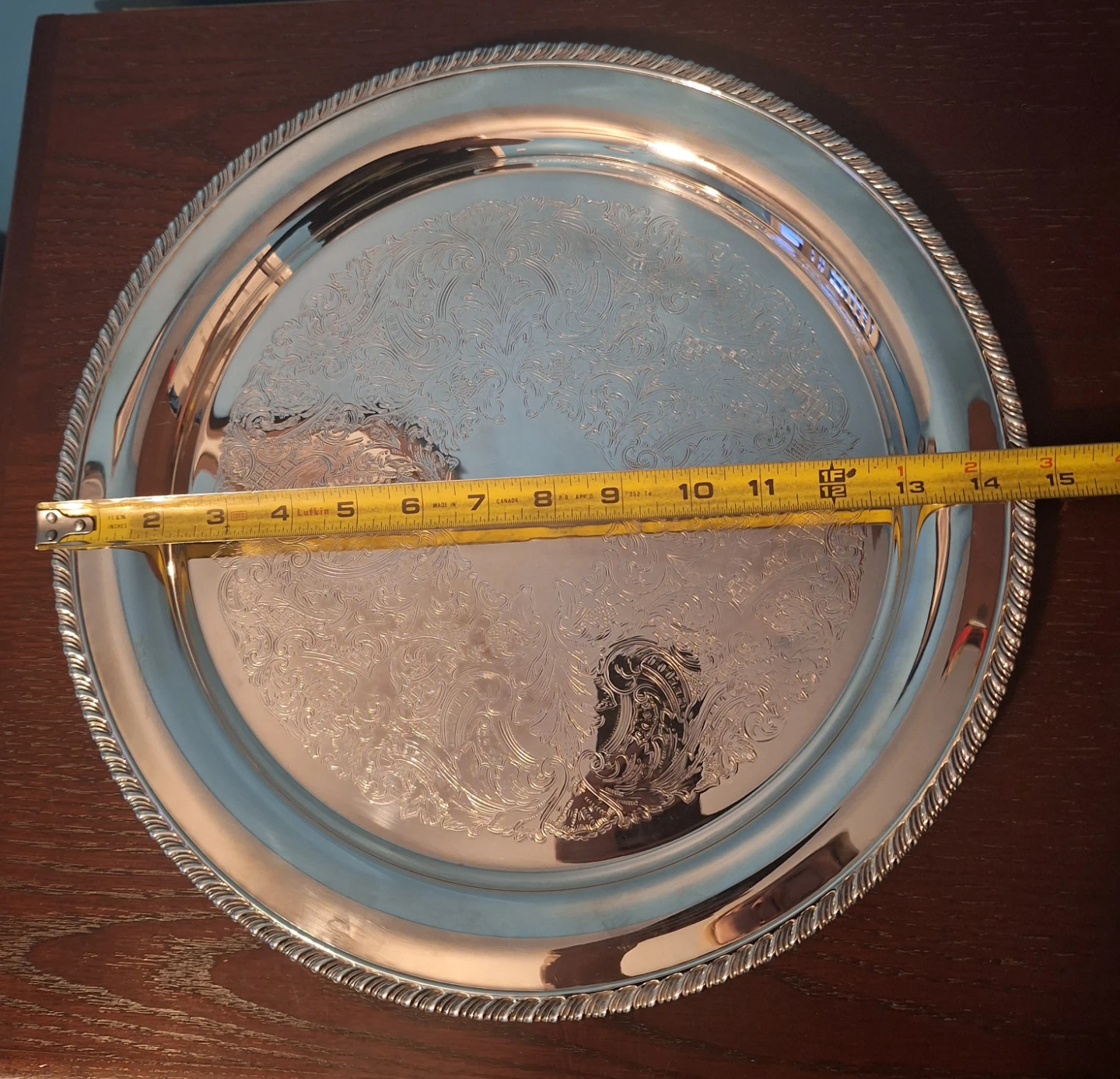 Rogers Silver Plated Serving Tray and Footed Bowl - photo 4