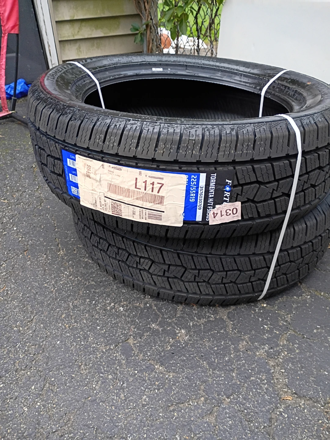 Two brand new tires 225 55 19