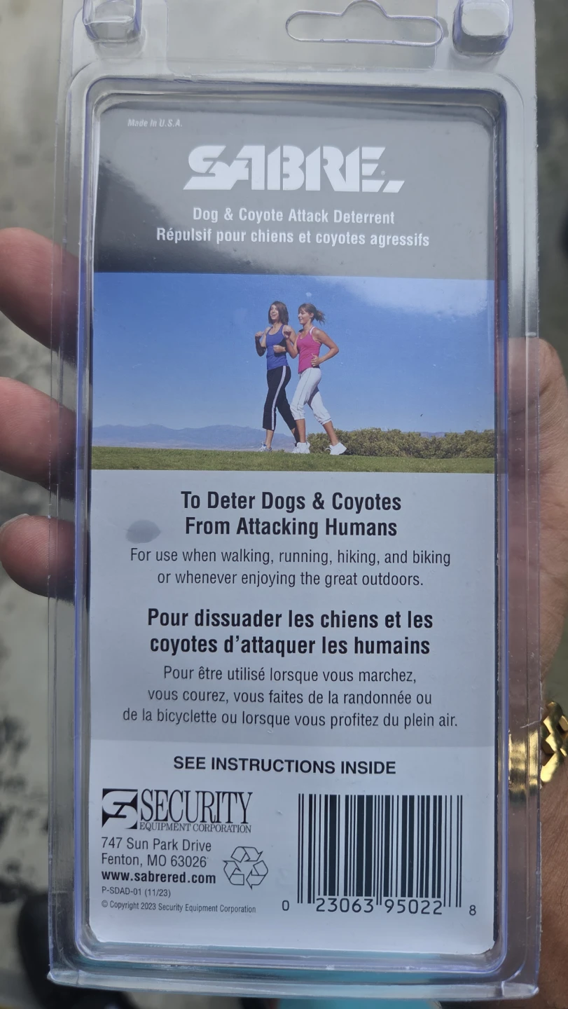 Sabre Dog & Coyote Attack Deterrent Spray - photo 2