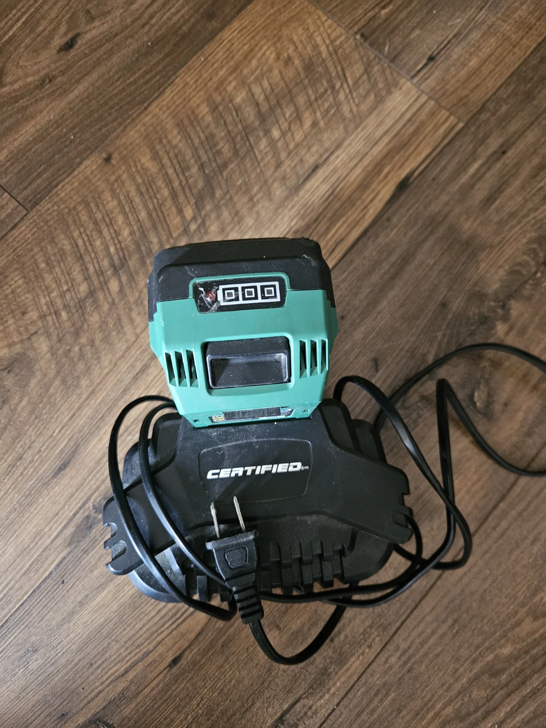 Certified Li-ion Power tool Battery and Charger
