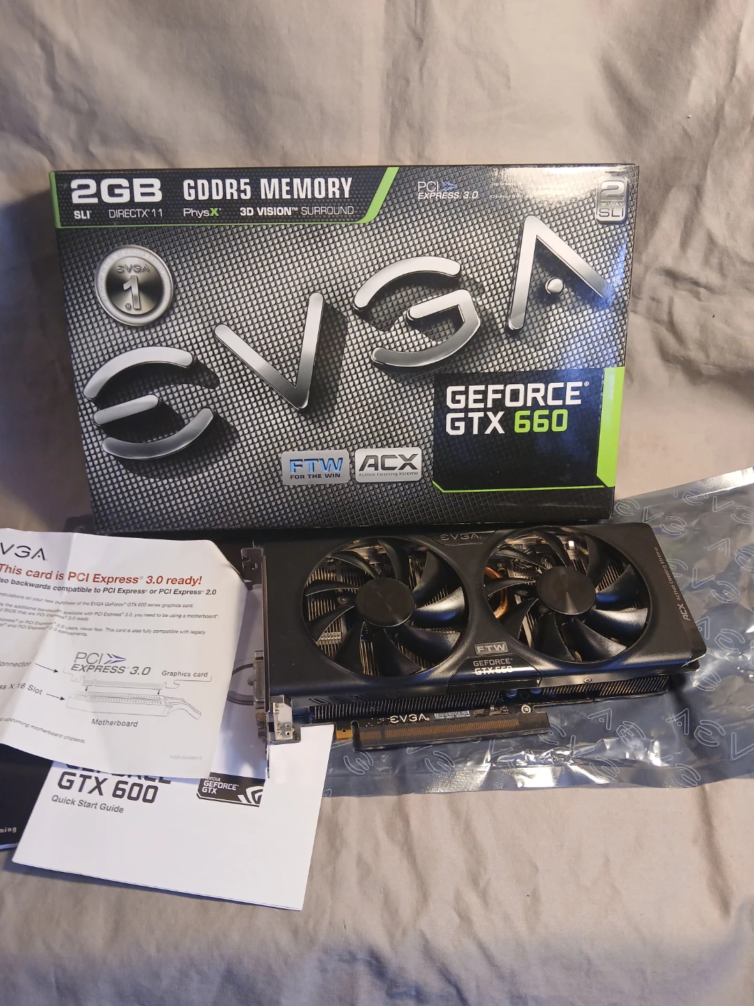 EVGA GeForce GTX 660 FTW ACX Graphics Card - photo 2