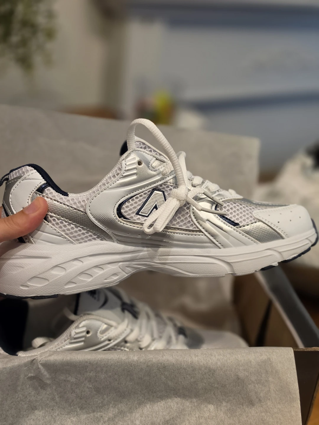 New Balance 530 Women's Running Shoes White/Silver - photo 4