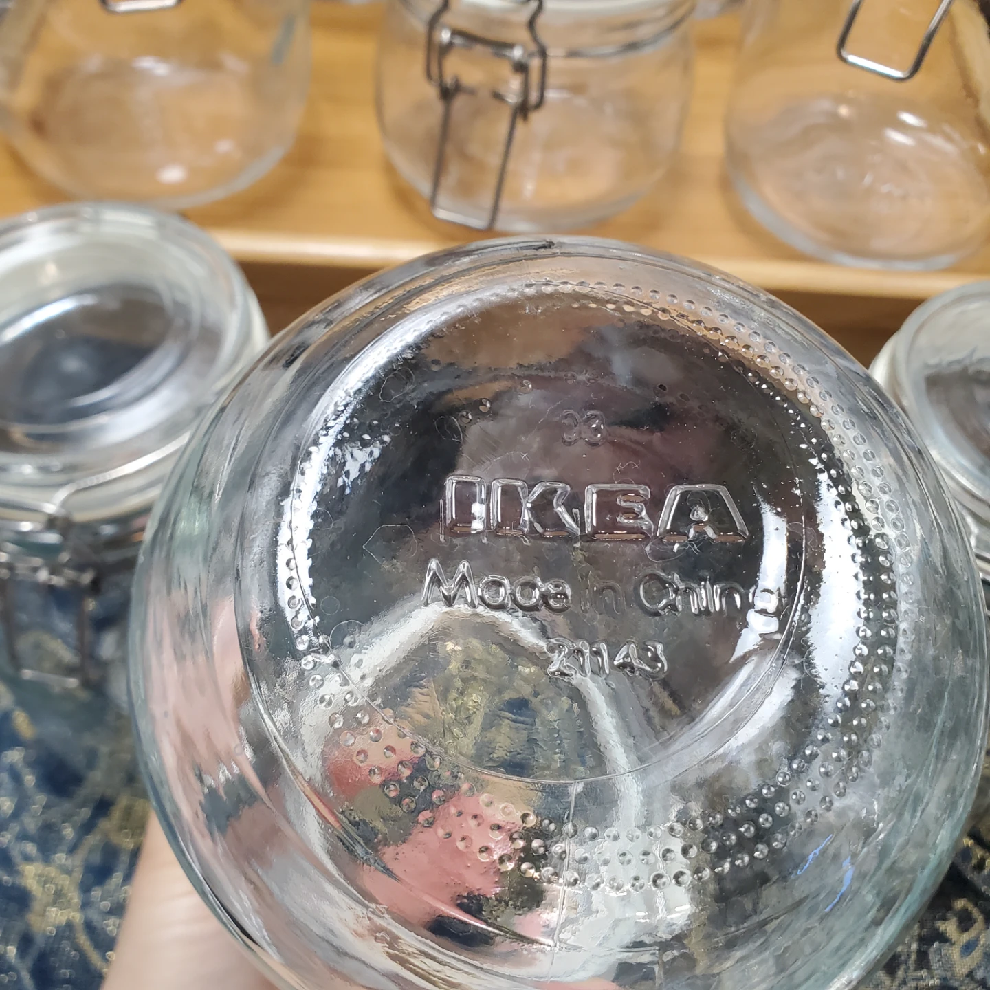 IKEA Glass Storage Jars with Lids - photo 5