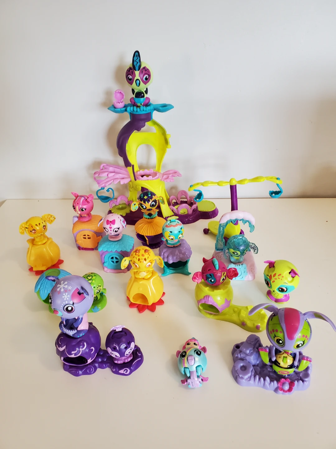 Huge 14 Zoobles Figures & Access Lot No Duplicates