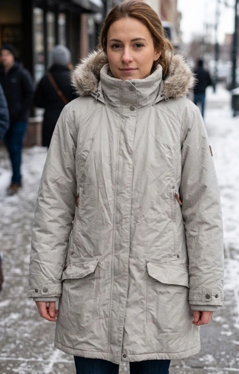 Columbia Women’s Size 2XL Winter Parka Jacket Light Taupe - photo 3