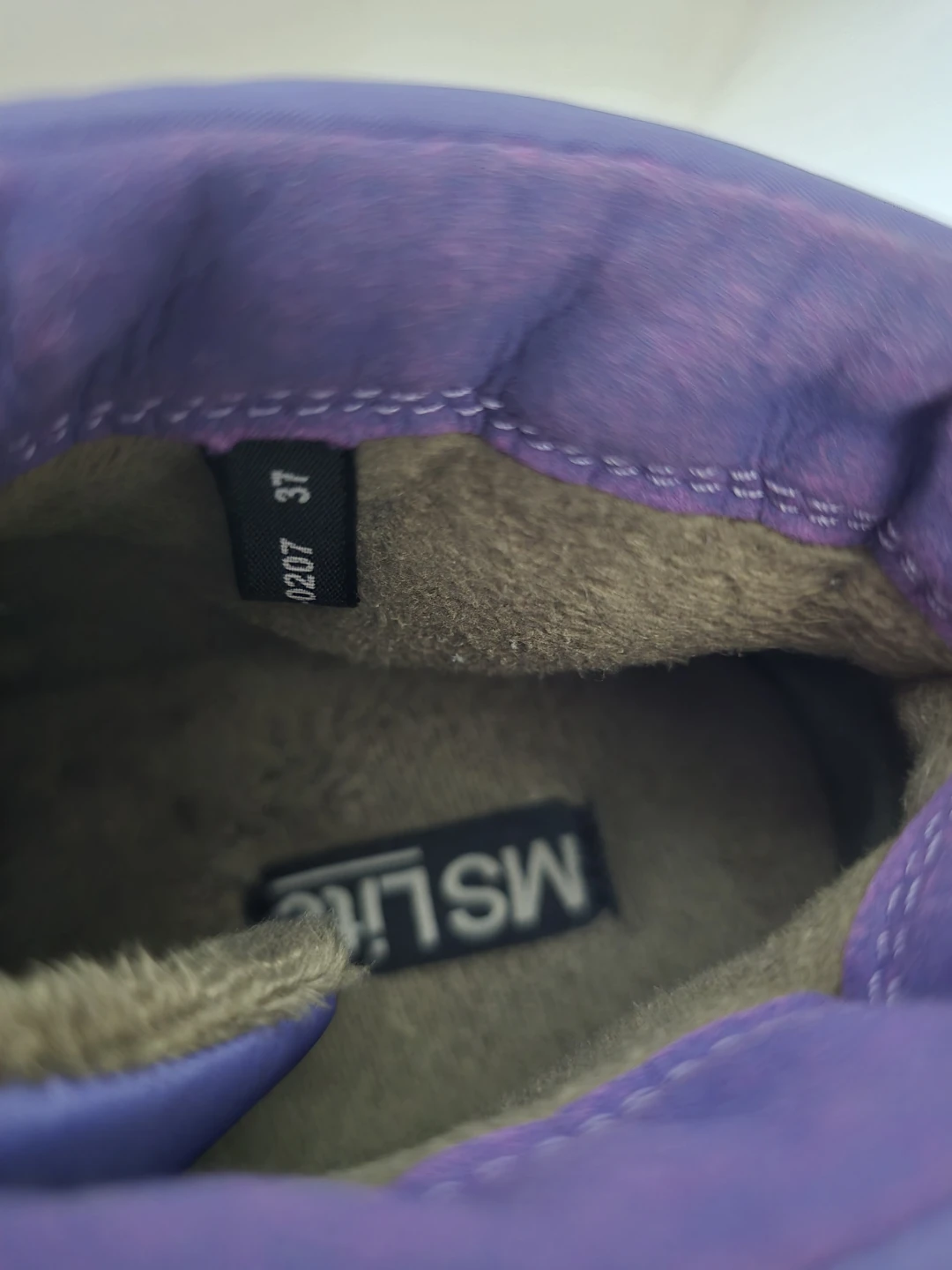 Purple Quilted High-Top Sneakers - photo 3