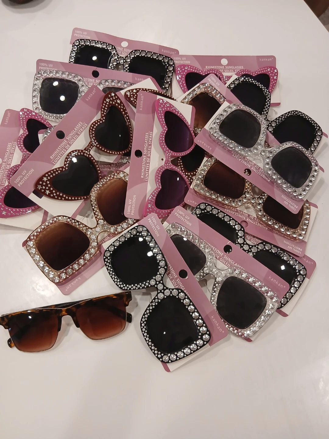 16 Pair for $10! KamKam Rhinestone Sunglasses