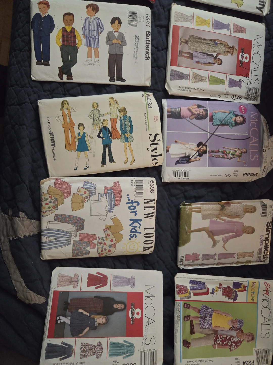 Kids vintage sewing patterns LOT - photo 2