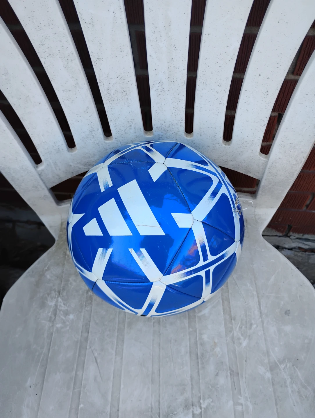 Adidas Soccer Ball - Blue/White