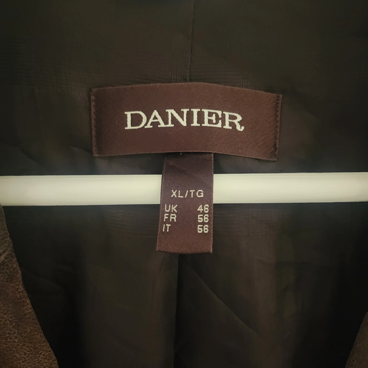 DANIER Brown VINTAGE Blazer Leather Jacket - photo 3