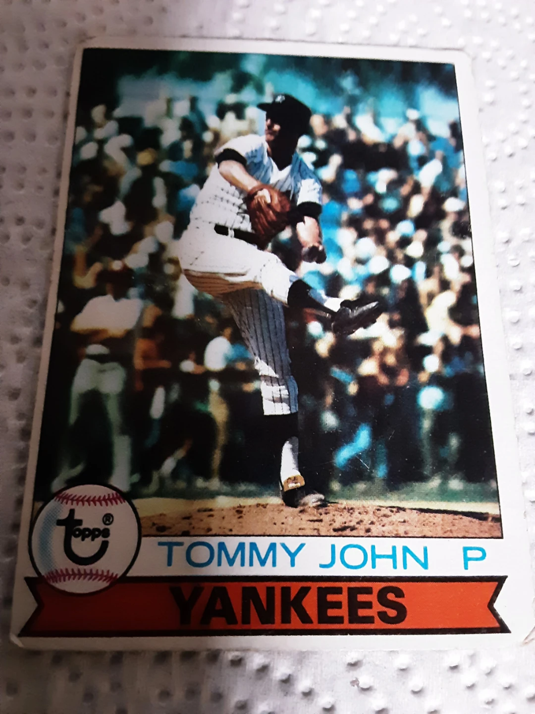 Topps Tommy John Baseball Card