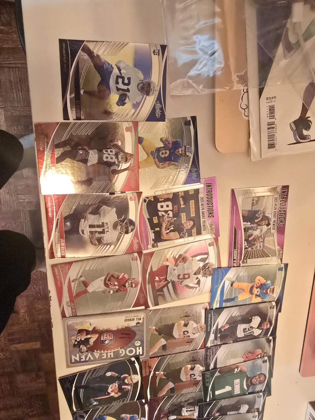 Collection of NFL Football Trading Cards