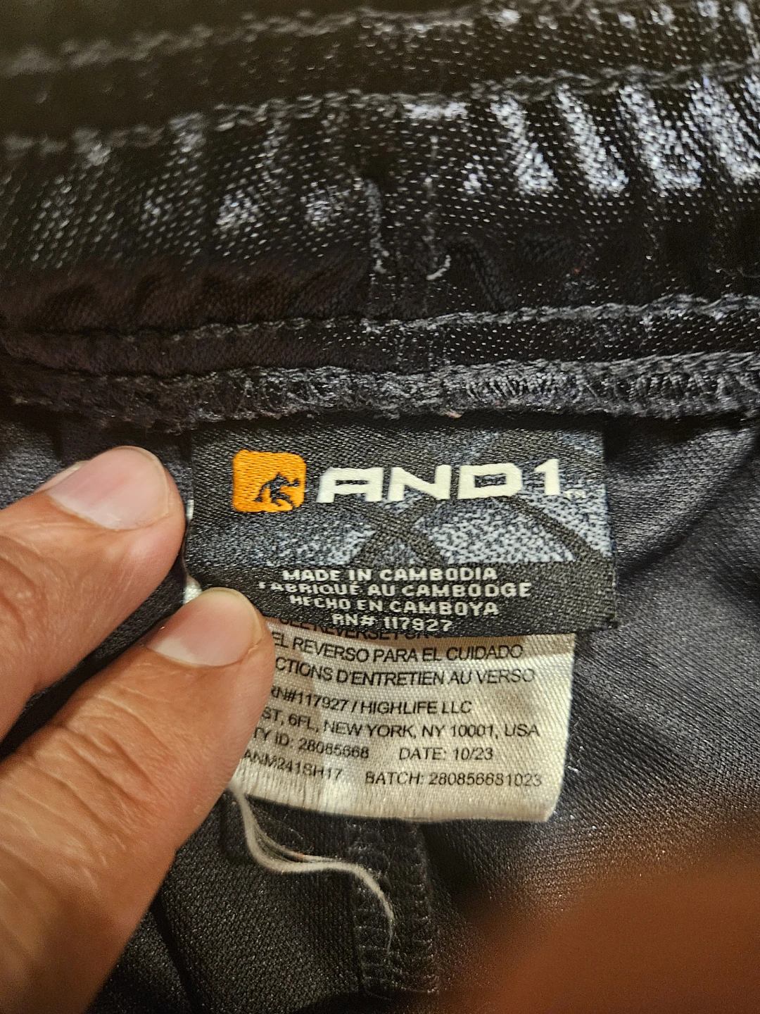 AND1 Black Basketball Shorts XL - photo 3