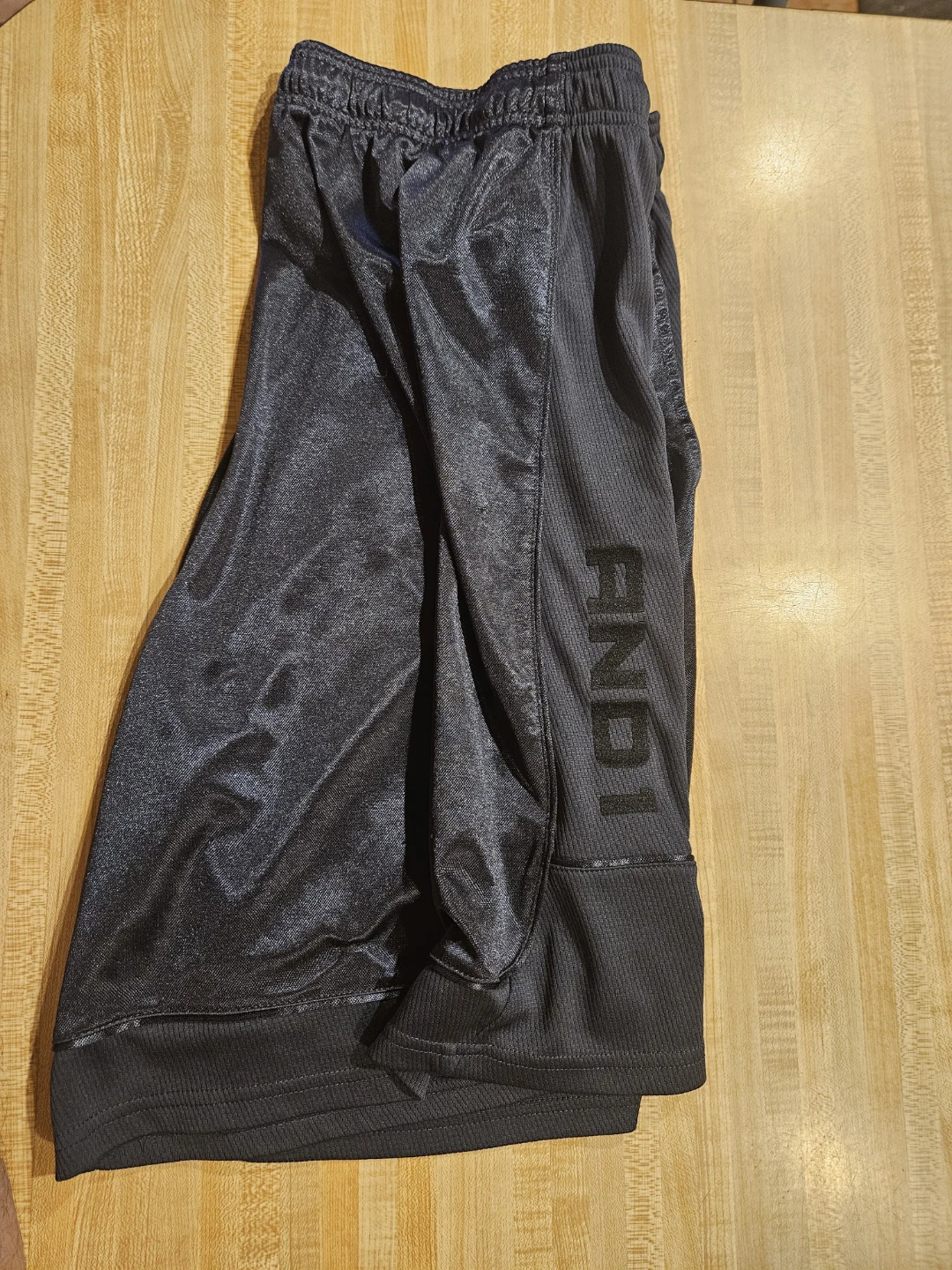 AND1 Black Basketball Shorts XL - photo 5