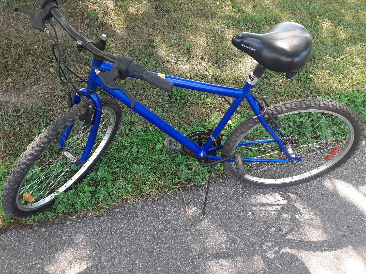 Blue Raleigh Mountain Bike 26 inch