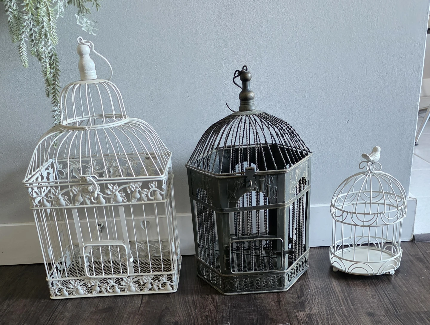 3 Decorative Bird Cages