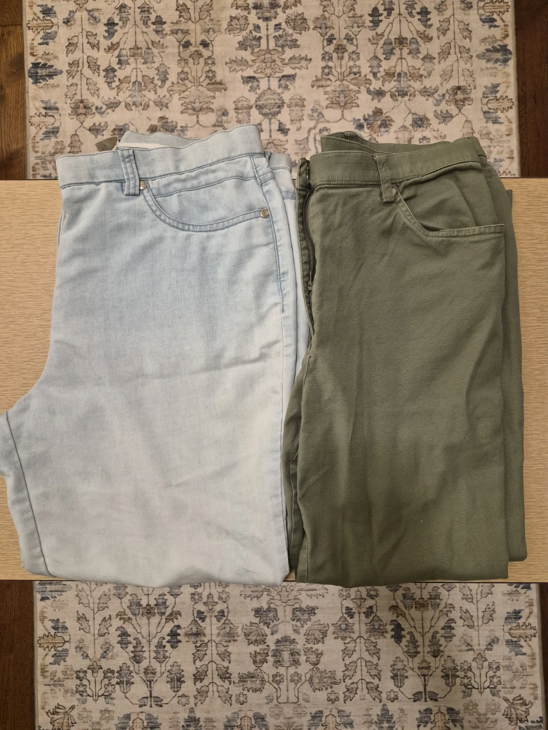 2 Haggar Petite Wide Legged Pants - Size 10