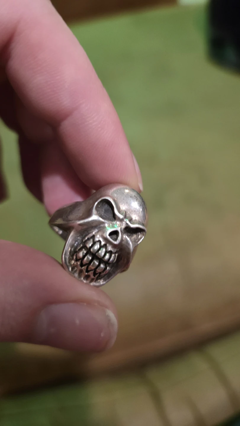 Sterling Silver Skull Ring