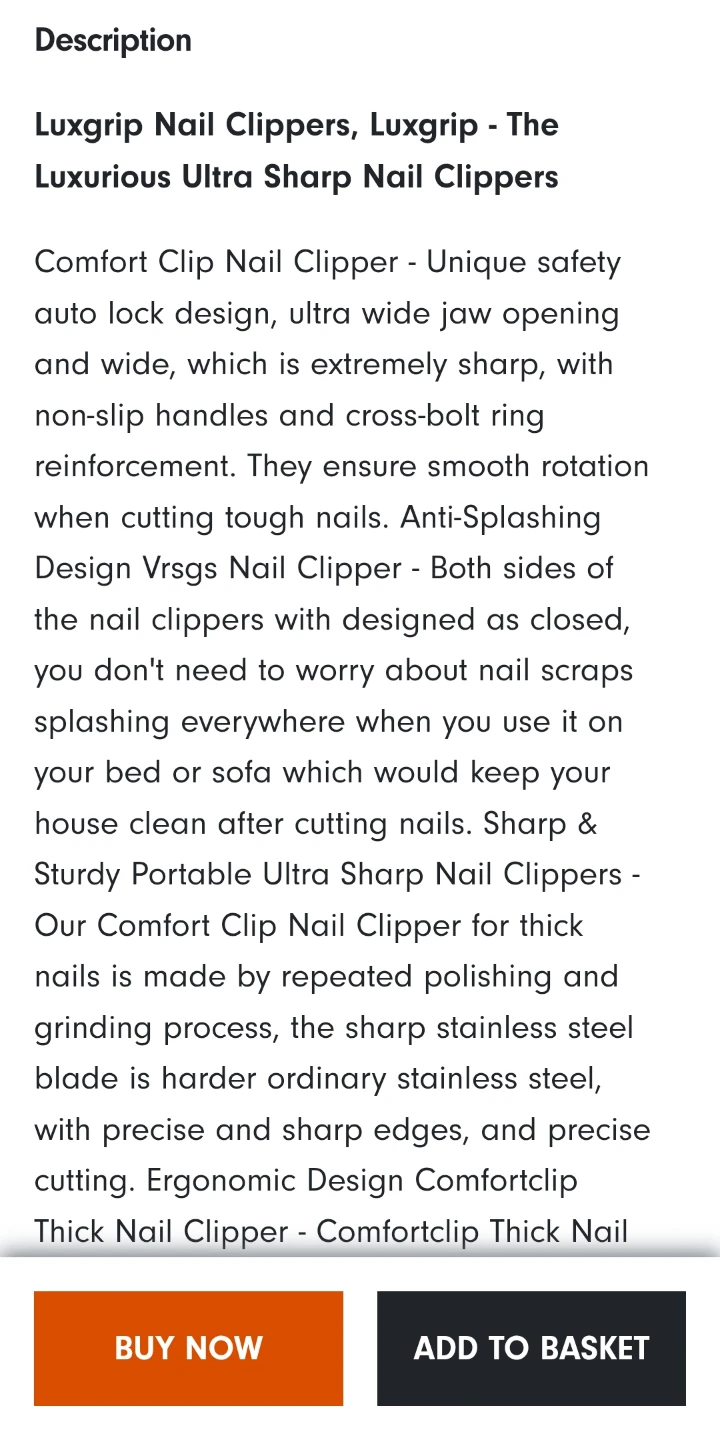 Heavy duty NAIL CLIPPER x 2 - photo 2