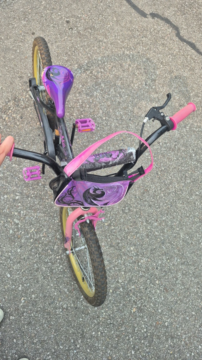 Purple and Pink Kids' Bicycle - photo 2