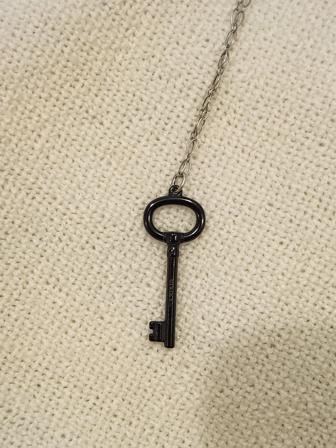Tiffany & Co. Key Pendant Necklace