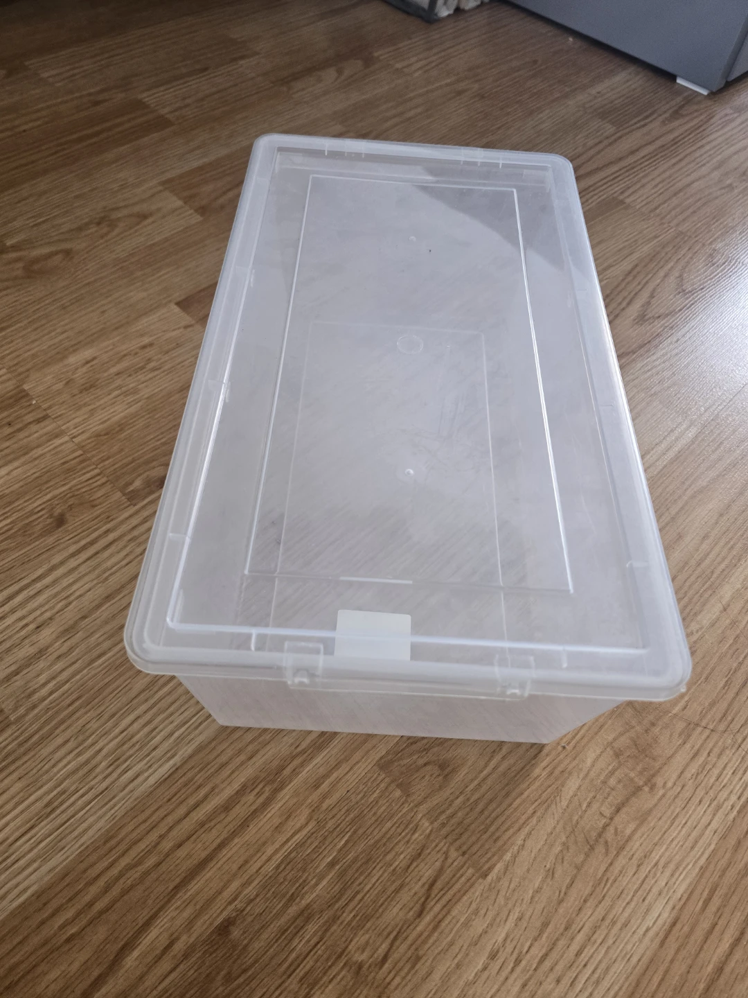 Clear Plastic Storage Bins with Lids