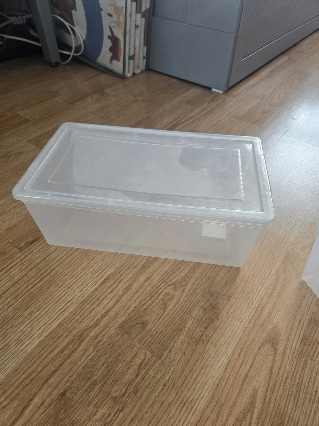 Clear Plastic Storage Bins with Lids - photo 2