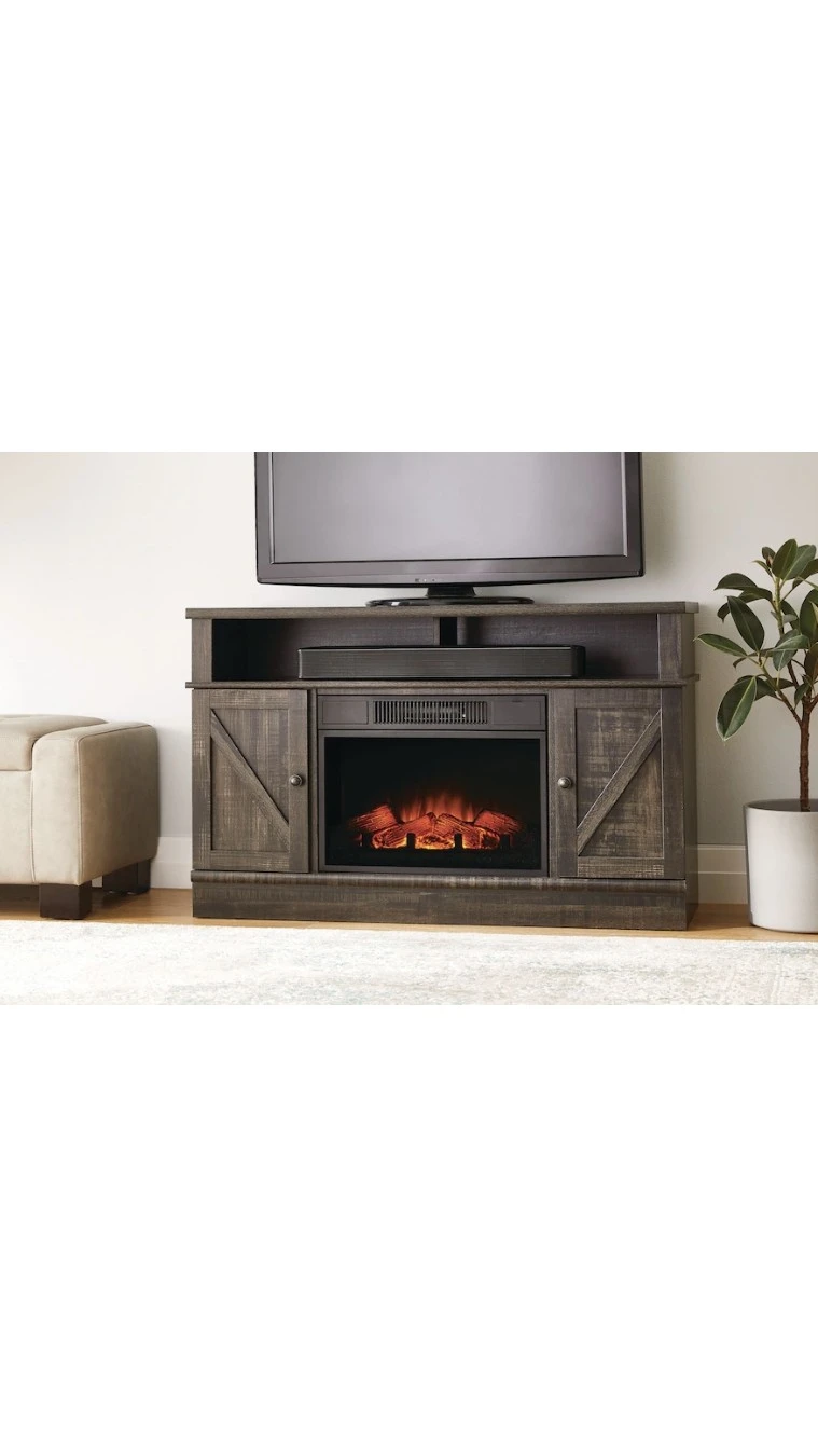 TV Stand with Electric Fireplace - photo 4
