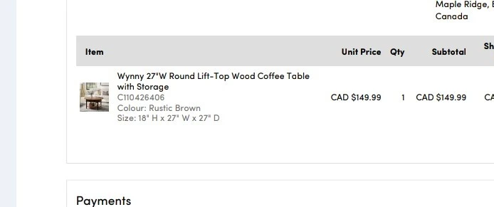 Excellent Condition Lift Top Coffee table - photo 4