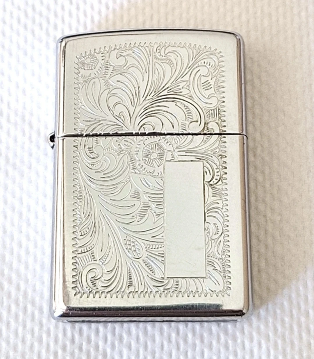 Zippo Lighter Venetian High Polish Chrome Niagara Falls Ontario