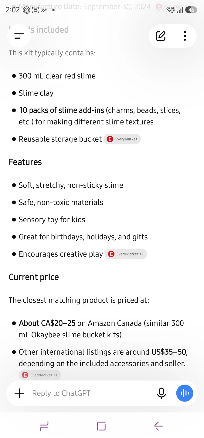 Okaybee Cherry Red Slime Bucket Kit 300ml - photo 4