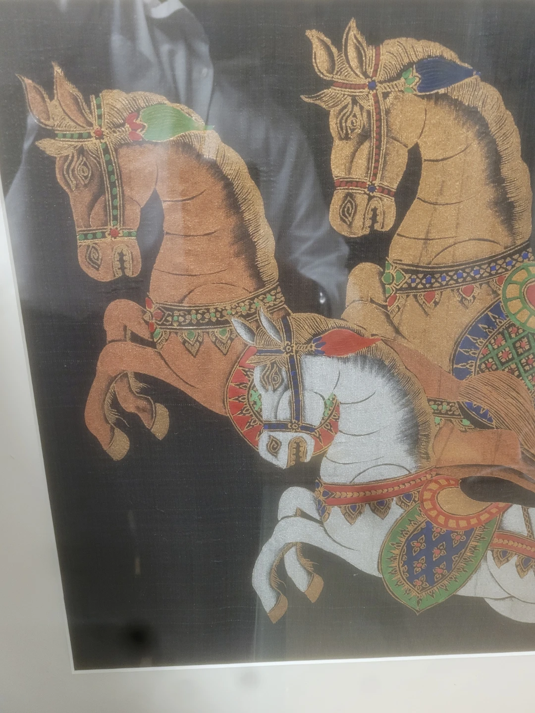 Framed Carousel Horse Artwork - photo 2