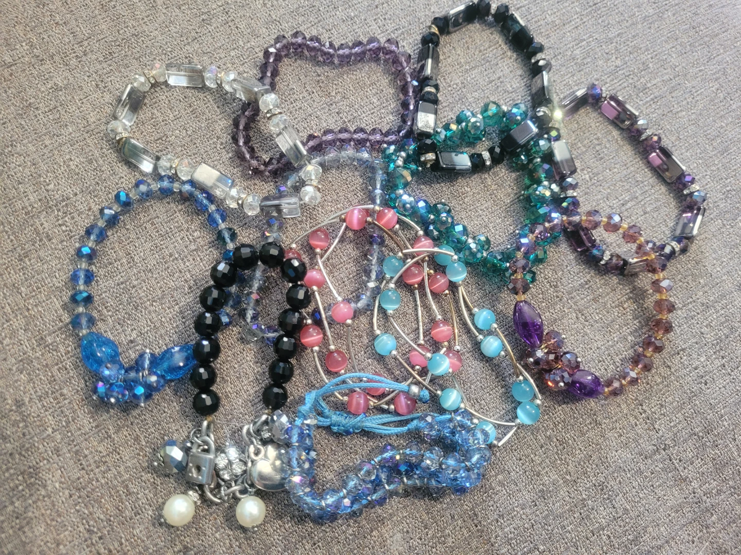 Assorted Beaded Bracelets