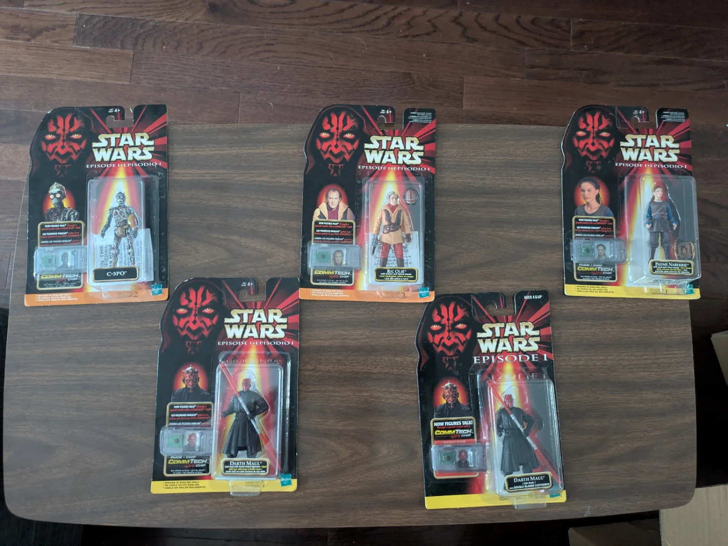 Star Wars Episode 1 (C-3PO, Darth Maul,, Padme Nabberie)