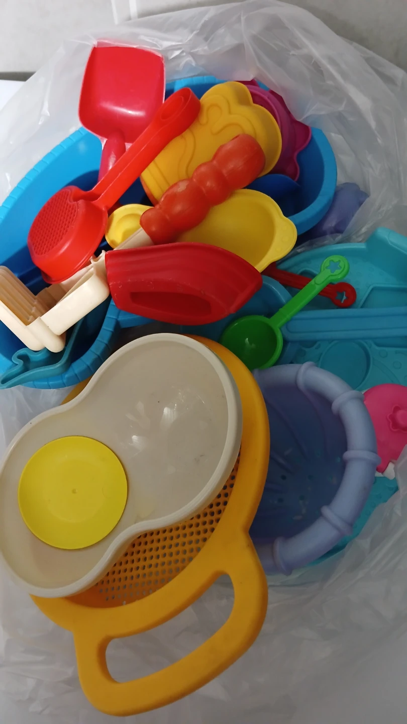 Collection of toys for sand play for $5.00